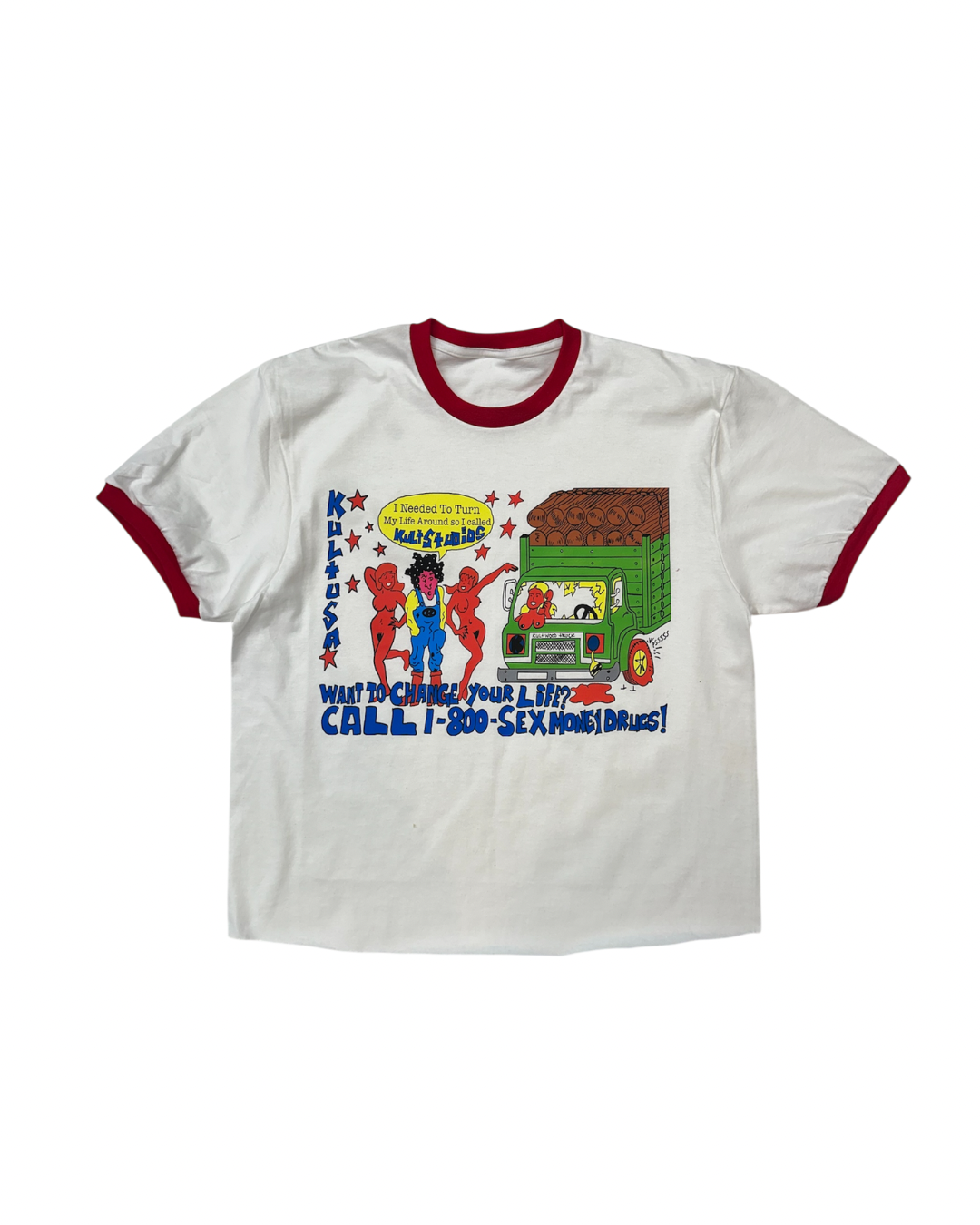 1-800-KultSavedMe Ringer Tee