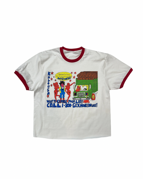 1-800-KultSavedMe Ringer Tee